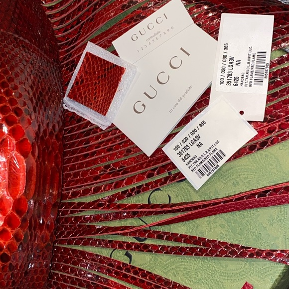 New Gucci Python Handbag - Picture 8 of 12